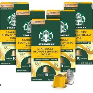 Starbucks Yellow Party Supplies Coffee Capsules